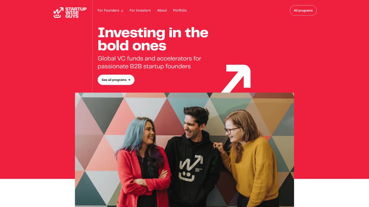 Startupwiseguys screenshot